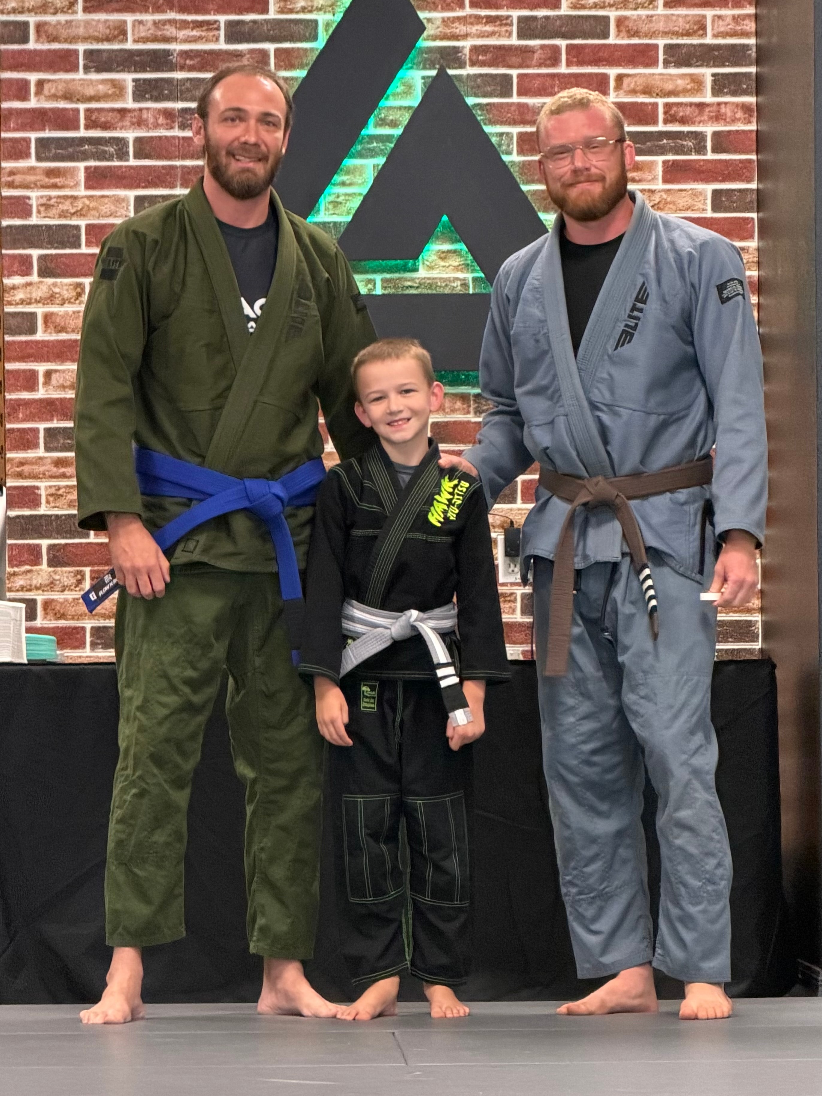 Tiny Ninja kids jiujitsu class